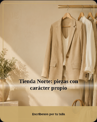 Ejemplo de publicación generada por Publicador Diario para una tienda de ropa
